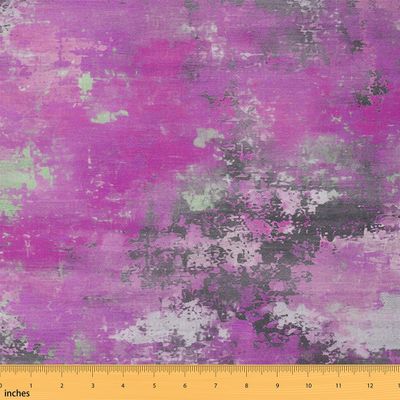 Erosebridal Watercolor Violet Purple and Grey Upholstery Fabric,Modern Abstract Decorative Fabric,Tie Dye Waterproof Fabric,Contemporary Art Outdoor Fabric for DIY Upholstery (Violet Grey,5 Yards)