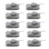 10PCS World War II Tanks T-34 DIY Model 1/700 1/350 Scale Model Tank Resin Assembly Model Battle-Vehicle for DIY Military Hobbys(1/350(2.3CM)) view 1