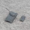10PCS World War II Tanks T-34 DIY Model 1/700 1/350 Scale Model Tank Resin Assembly Model Battle-Vehicle for DIY Military Hobbys(1/350(2.3CM)) view 4