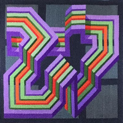 HM NABAVIAN Mbius - Appletons Needlepoint Kit - by David Smith