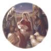Christmas Holy Night Nativity Overglaze Ceramic Decals 75) 8 pcs 3" view 1
