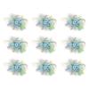 Flowers Blue Forget Me Not Overglaze Ceramic Decals 1.5 Inch (12 Decals) view 1