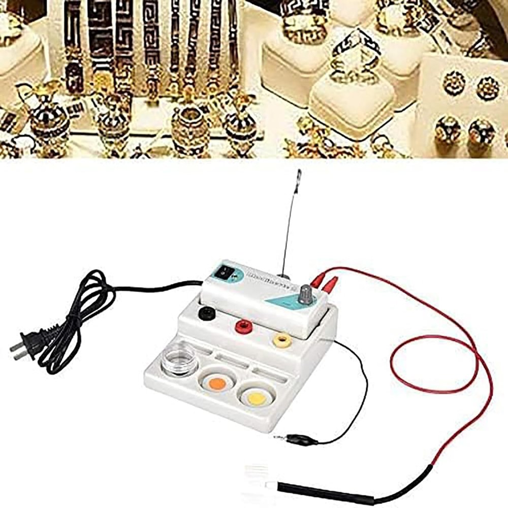 IMOSEI Pen Type Electroplating Machine, Professional Jewelry Plating Machine, Easy to Operate, Small Pen Electroplating Machine, for Gold, Silver, Copper Plating