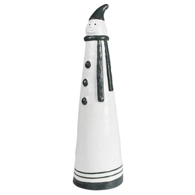 HomArt Snowman Paper Mache, Grey - Lrg