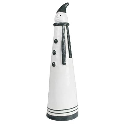 HomArt Snowman Paper Mache, Grey - Lrg