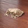 Yellowstone National Park Buffalo Bumper Sticker, Cute Wyoming Bison Decal for Hydroflask, Cool YNP Souvenir view 4