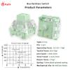 Kailh Box Bamboo Clicky Keyboard Switch,3-pin 55gf Heavy Typing & Gaming Switches for MX Mechanical Keyboard(45pcs) view 2
