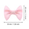 Tupalizy Mini Satin Ribbon Bows Small Craft Sewing Fabric Bows for Christmas Decoration Bow Ties Scrapbook Gift Bags Boxes Greeting Invitation Cards Wedding Party Favor, 35x25mm, 50PCS (Pink) view 2