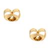 PATIKIL 2 Pcs Earring Backs, 14K Gold Locking Earring Backs Replacements Hypoallergenic Metal Earring Stopper Secure Locking Charm for Studs, Heavy Droopy Earrings, Gold view 1