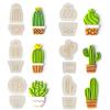 Chewtoyo 12 Pcs Potted Plant Polymer Clay Cutter Set, Earrings Jewelry Making DIY Shaping for Polymer Clay Plastic Clay Earring Molds Maker Kit view 1