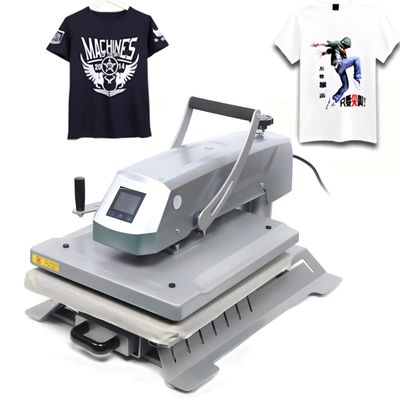 Auto Heat Press Machine, 16" x 20" Professional Swing Away Digital T-Shirt Heat Press Sublimation Clamshell Base Smart Transfer Machine for T Shirts, Sublimation, Heat Transfer Projects