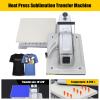 Auto Heat Press Machine, 16" x 20" Professional Swing Away Digital T-Shirt Heat Press Sublimation Clamshell Base Smart Transfer Machine for T Shirts, Sublimation, Heat Transfer Projects view 3