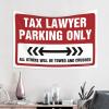 ADWD Man CABE Decor Tax Lawyer Parking Only Tapestry Bar Accessories for Man Cave Funny Tapestry(100X150CM) view 2
