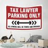ADWD Man CABE Decor Tax Lawyer Parking Only Tapestry Bar Accessories for Man Cave Funny Tapestry(100X150CM) view 4