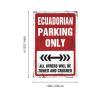 ADWD Cave Man Bar Ecuadorian Parking Only Tapestry Bar Accessories Man Cave Man Cave Decorations(100X150CM) view 4