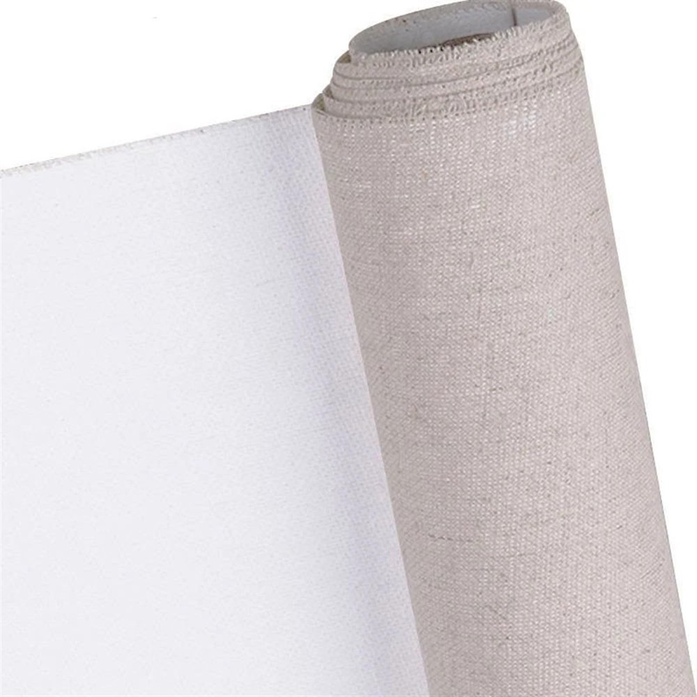 Blank Canvas Roll Roll of 3 Meters Professional Blank Canvas for Painting Layer Oil Painting Canvas Linen Blend Primed Art Supplies for Artist Art Supplies(Width 28cm)