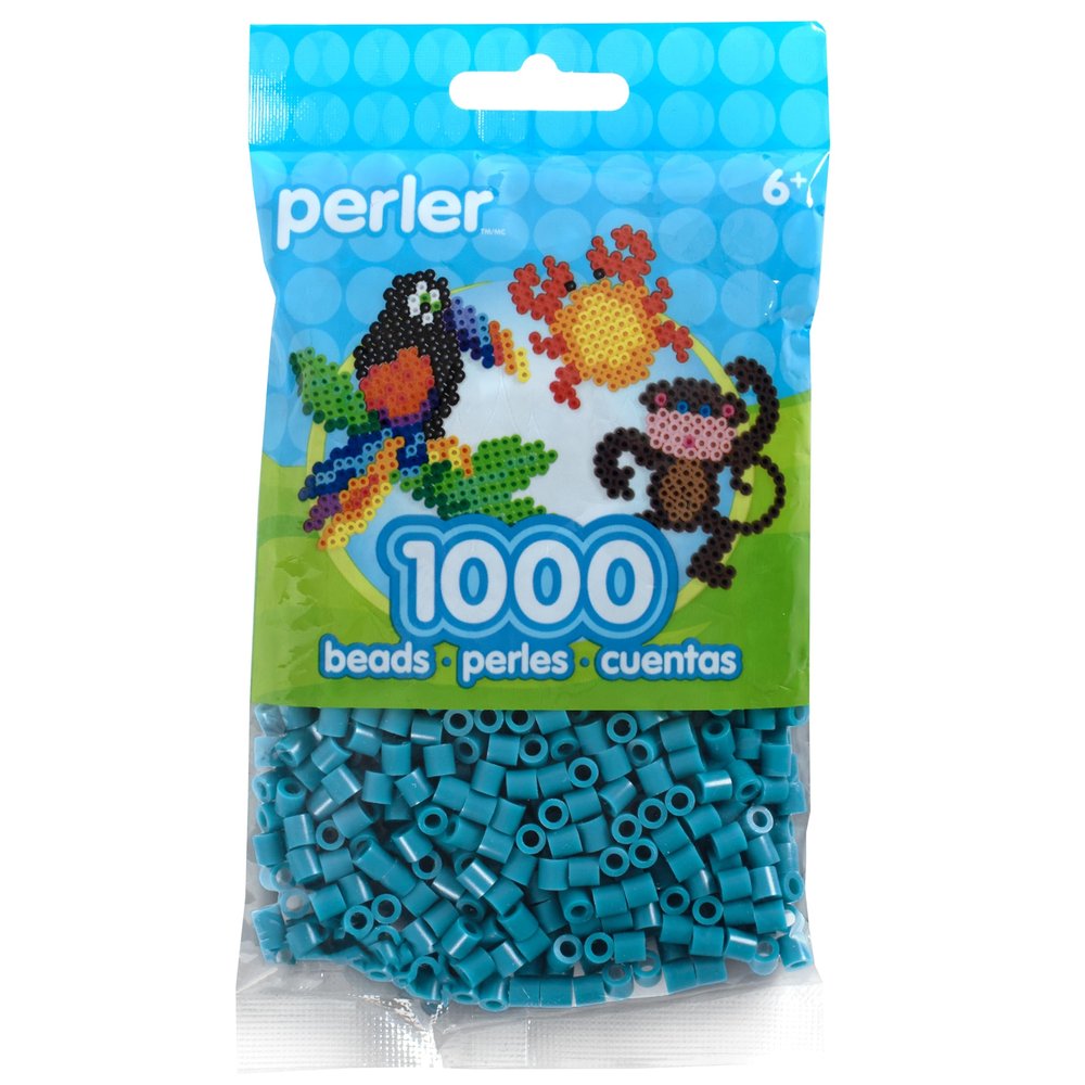 1,000 Perler Beads - Peacock