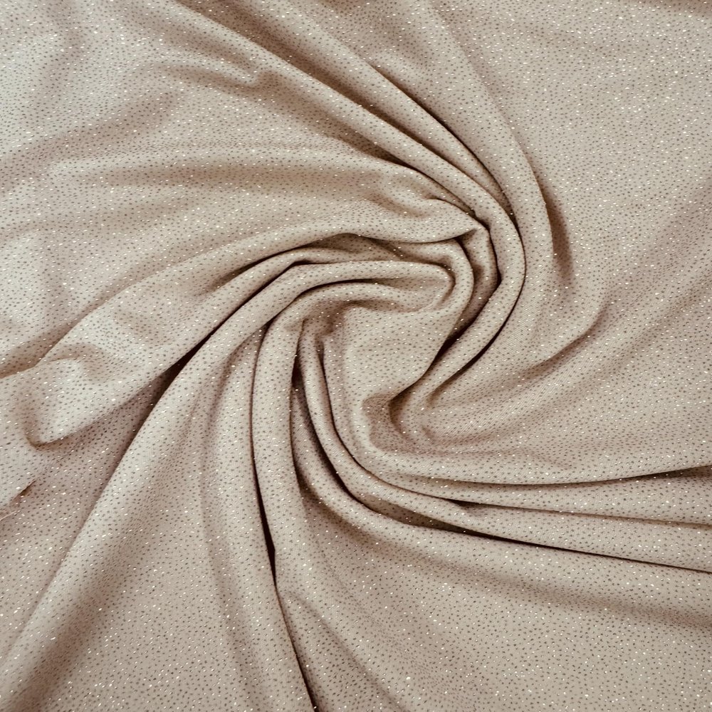 Sedona Designz Glitter ITY Fabric - 95% Polyester 5% Spandex | Sparkling Metallic Fabric for Crafting, Sewing, and DIY Projects | 58/60 Width