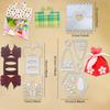 Alinacutle Flower Treat Box Bow Heart Bag Topper Set Metal Cutting Die Cut for Gifts Packing Handmade Paper Craft for Birthday Festival Celebrate Presents Container view 2