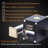 HWMUH 300W Handheld Hot Foil Stamper, Portable Leather Stamping Machine with Digital Temperature Control, 32-752 Adjustable Temperature, for Woodworker Stamping Leather, Plastic, PU, PVC, Paper view 4