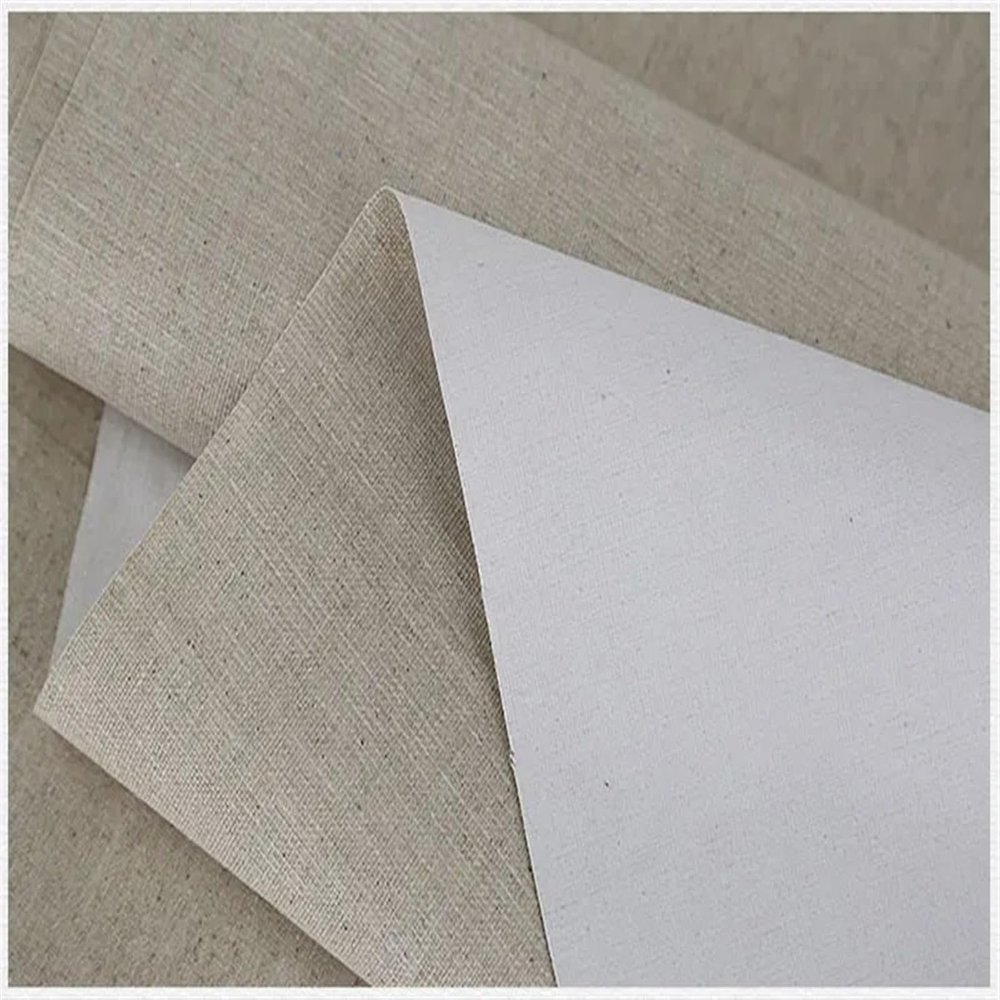 Blank Canvas Roll 5m Linen Blend Primed Blank Canvas for Artist Painting Coarse-Grained Oil Painting Canvas Linen Oil Painting Canvas for Art Painting(Width68cm 5m)