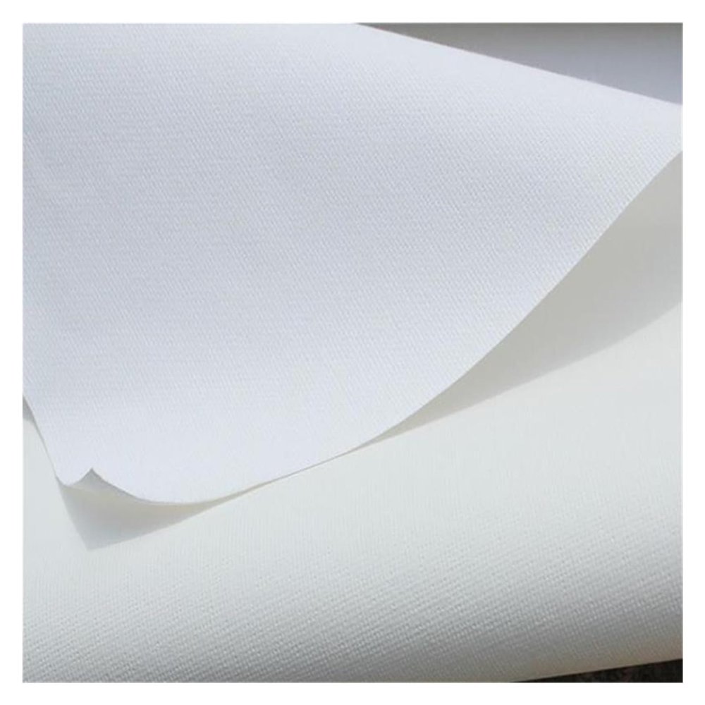 Blank Canvas Roll 280g White Cotton Blank Canvas Roll for Hand Painting Practice 28/38/48/58cm Wide for Art Painting(48cm x 1m)