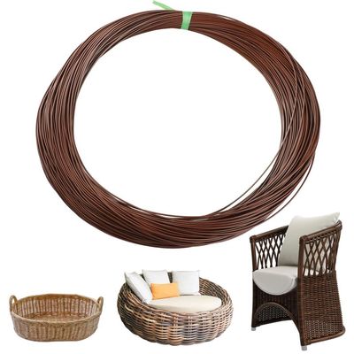 Chewtoyo Round Rattan Fix Kit Wicker Repair Material for Basket - Rattan Repair Roll DIY