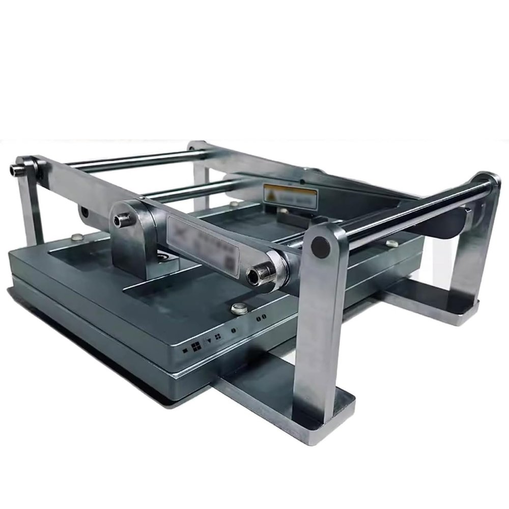 Hlixzoy Flatbed Printmaking Machine/Woodcut Printmaking, 35X24cm Double Rod Centering Line Press, Printing Manual Rod Press, Craft Supplies Tools for Cards, Stamps