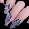 KAHDGSS Nail Art Mold UV Epoxy Resin Glue Silicone Mould Three-Dimensional Butterfly Embossing Decorative Sticker Nail Jewelry view 4