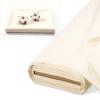 2 Yards 100% Cotton Unbleached Muslin Fabric, 63 Inch X 2 Yards by The Yard, Medium & Light Weight Draping Fabrics Suitable for Sewing, Embroidery, Garments, Apparel Cloth and Crafts Material-Natural view 1