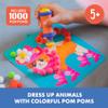 Educational Insights Pom Pom Kit: Animal Dress Up - Arts and Crafts for Kids 4-6, DIY Arts & Crafts Kits, Kids No Mess Activities, Preschool and Kindergarten Crafting Set, Toddler Craft Supplies view 2