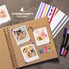 Zenacolor Photo Album 10x10 Inch DIY Scrapbook Album 80 Pages Thick Kraft Paper Memory Book for Wedding and Anniversary Family (Brown, 10 Inch) view 2