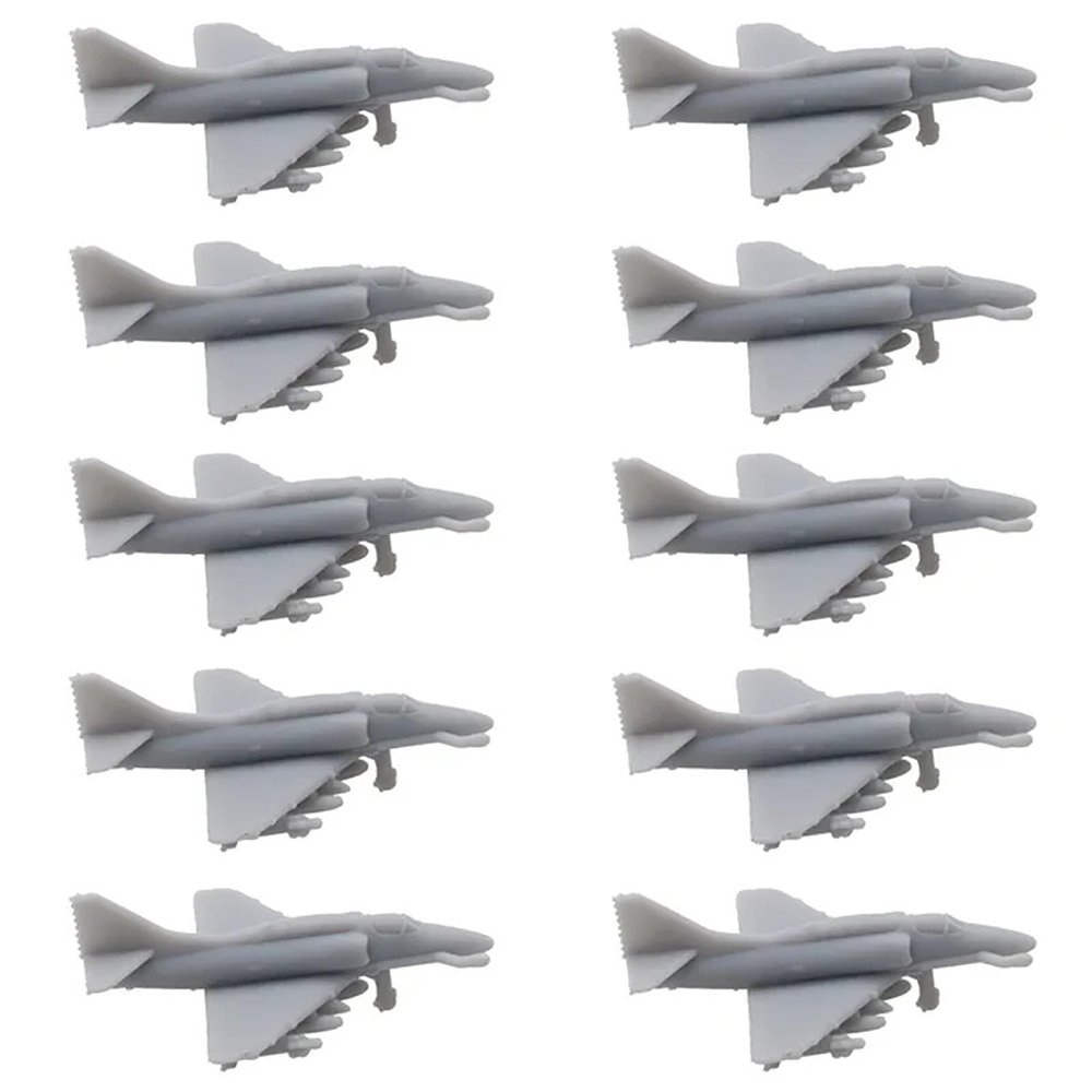 10PCS A-4 Skyhawk Fighter 1/2000-1/350 Scale Model Battle-Plane Military Model Airplane DIY Miniature Mould Collection(1/400 (29.7mm))