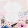 GLSTOY 4pcs Coaster Silicone Molds DIY Resin Epoxy Coasters Molds Round Square Molding Kit view 4