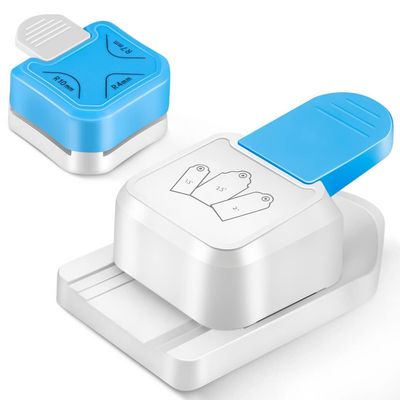 Craft Punch 1.5" 2" 2.5" Rounder with Plastic: 3-in-1 Tag DIY Punch Paper Corner