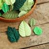 RATREE 888 100 pcs Mlberry Paper Leaves Rose Leaves Sunflowers Leaves Hydrangea Leaves Lotus Leaves Scrapbooking Wedding DIY Craft Supplies Card (Mixed Green Leaves.) view 3