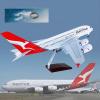Airplane Model 18.1" 1: 162 Scale Model Jet Models Airplane Australian A380 Plane Model Diecast Collectibles Resin Aircraft Model for Collection Or Gift(Ordinary) view 1