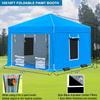 CooTentler 10X10X9FT Waterproof Portable Paint Booth with 2pcs Air Filters & Foldable Frames, Rainproof Spray Booth for Auto Parts, Furniture and Other Items Painting (Blue) view 4