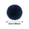 ECYC Ltd 10 Pcs 2" Mini Faux Fur Pom Poms for Crafts, Small Fluffy Pom Poms with Elastic Loop Soft Pompoms Balls for DIY Crafts, Key Chain, Jewelry Making, Knitting Projects, Clothing Decorations view 3