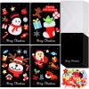 Knitgrip 24 Set DIY Christmas Card Making Kits Snowman Kit Handmade Cards Santa Claus Greeting Card Kit Envelopes All Supplies for DIY Craft Christmas Decoration Party Favors view 1