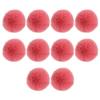 ECYC Ltd 10 Pcs 2" Mini Faux Fur Pom Poms for Crafts, Small Fluffy Pom Poms with Elastic Loop Soft Pompoms Balls for DIY Crafts, Key Chain, Jewelry Making, Knitting Projects, Clothing Decorations view 1