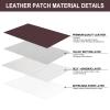 Self Adhesive Leather Repair Patch, Leather Patches for Furniture, Leather Repair Tape for Couch Sofa Car Seat Chair Furniture Repair, Leather Repair Kit (Red Brown-Litchi Grain, 17X79 Inch) view 4