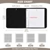 Wajiw National Pattern Scrapbook Photo Album 20 Pages Leather Cover Magnetic Self-Stick Page Photo Album for Anniversary Albums,Wedding Photo Album,Baby Growth,Family Album view 2