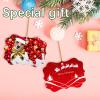 40 pcs 3.9" 2.8" Metal Sublimation Ornament Blank,Double Sided Sublimation Ornaments,Sublimation Christmas Ornament Blanks for Christmas Tree Decor Ornaments DIY Handmade Crafts view 4