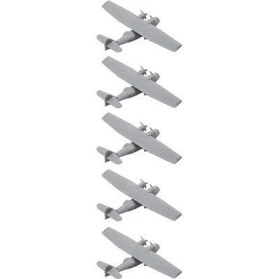 5PCS 1/2000-1/350 Scale 3D Military Model Katarina Seaplane DIY Resin Hydroplane Water Airplane Airboat Military Collection(1/700 (45mm))