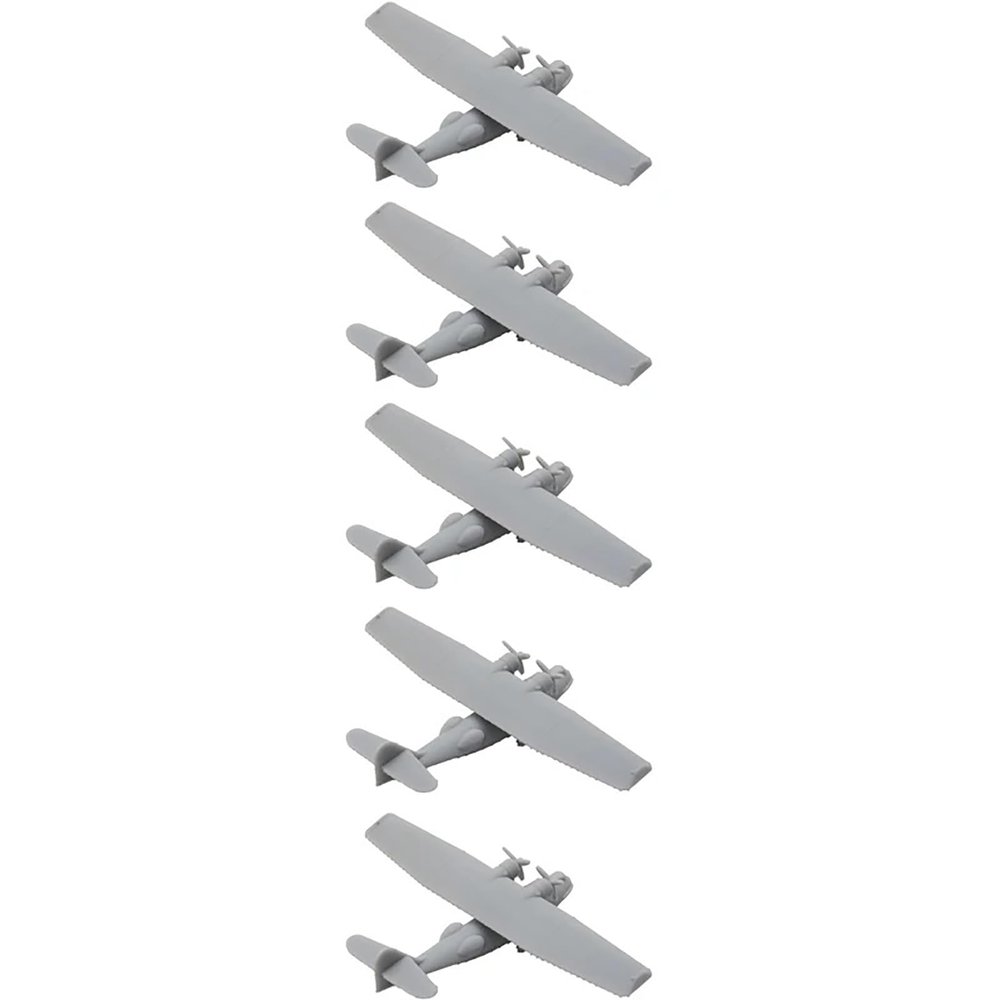 5PCS 1/2000-1/350 Scale 3D Military Model Katarina Seaplane DIY Resin Hydroplane Water Airplane Airboat Military Collection(1/700 (45mm))