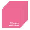 15Sheets Pink Cardstock Paper, 12x12 Card stock for Cricut, Thick Construction Paper for Card Making, Scrapbooking, Craft 90 lb / 250 gsm (Pink) view 1