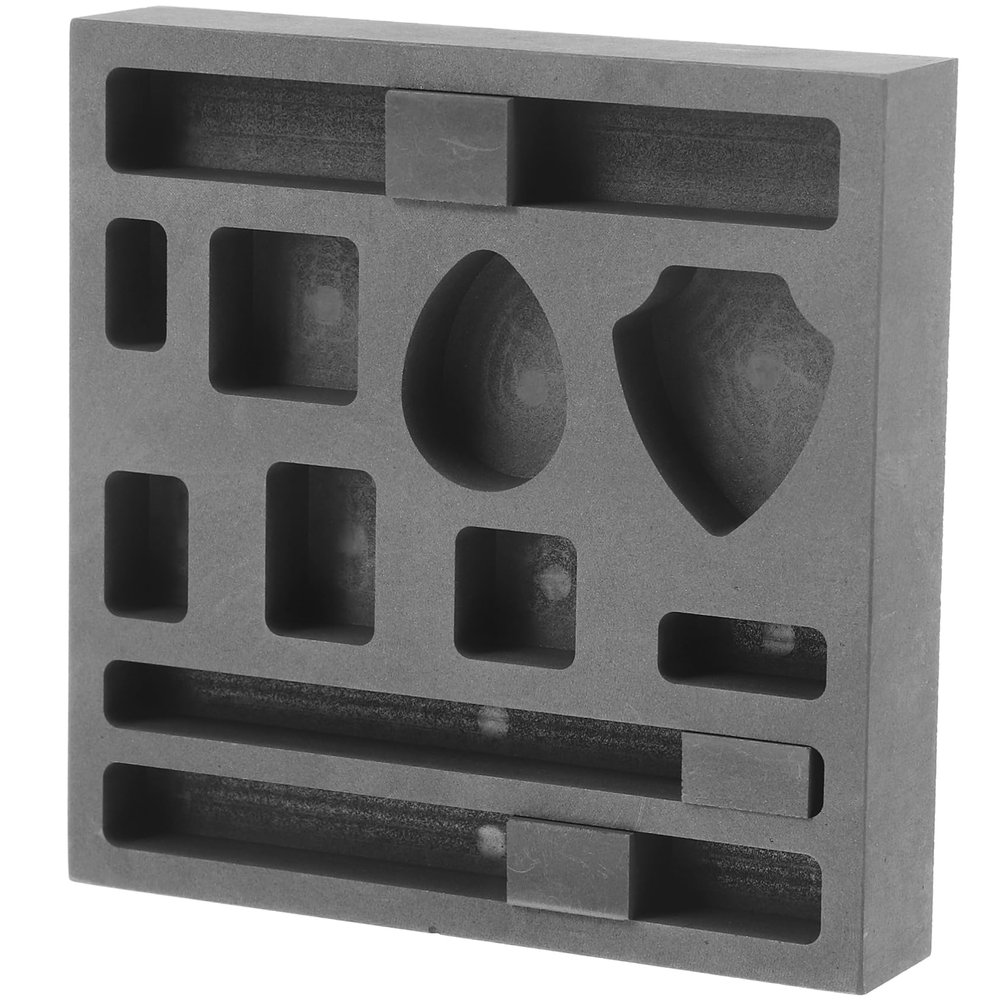 JEWEDECO 11holes Graphite Casting Mould Removable Plate Ingot Mold for Metal Melting