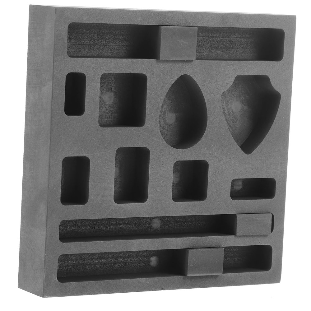 HAPINARY 11holes Metal Casting Mould Graphite Mold Ingot Mold for Casting Metal