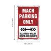 ADWD Bar Accessories Man Cave Mach Parking Only Tapestry Room Accessories for Teen Boys Funny Room Decor(75X100CM) view 4